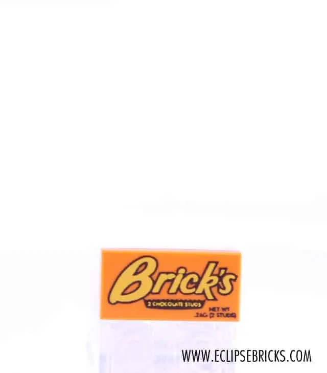 Brick's Chocolate Studs - 1X2 Tile 1