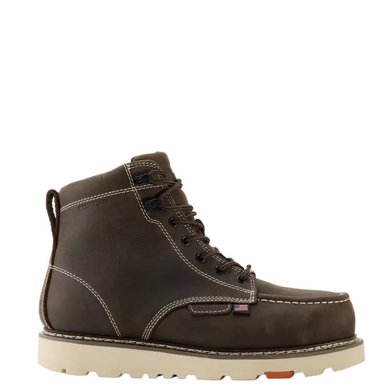 Brunt Men's Marin Usa Welted 6" Waterproof Comp Toe Work Boot 1
