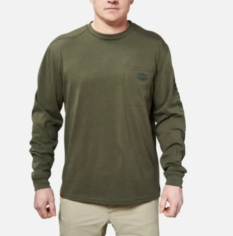 Brunt Men's The Brunt Utility Pocket Logo Long Short T-Shirt 1