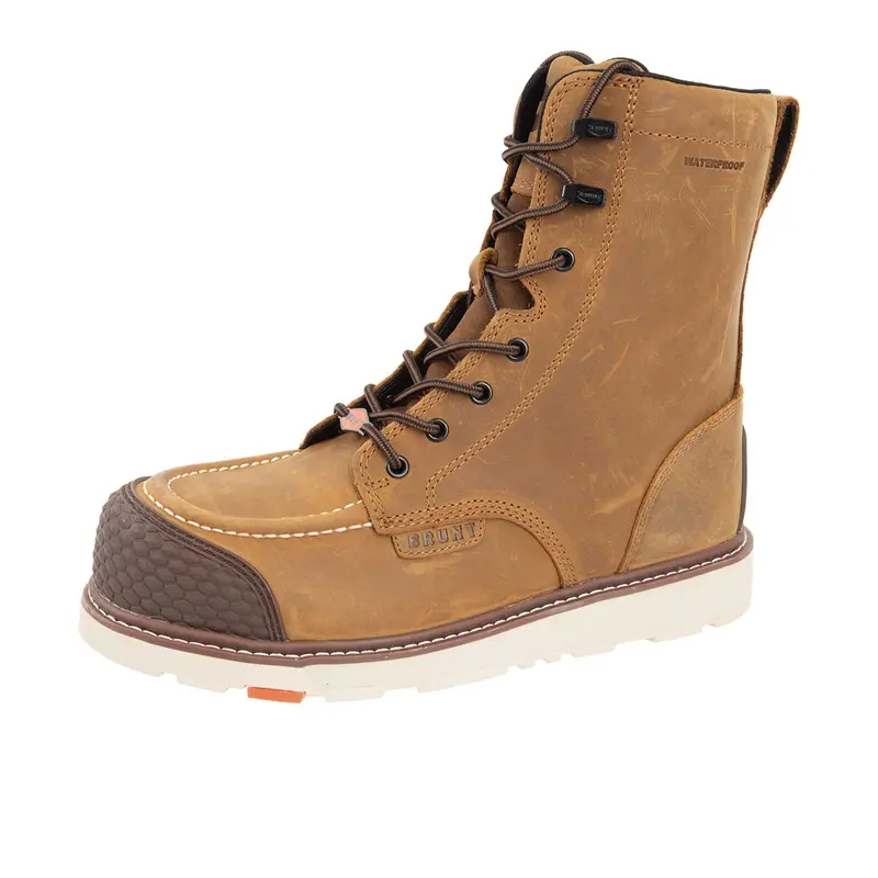 Brunt Men's The Marin 8" Brunt Toe Waterproof Comp Toe Work Boot 5