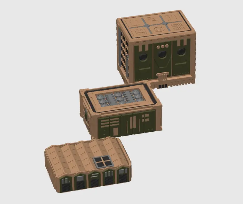 Building Pack: Large, As-Style- Exclusive Fortress Colors 1