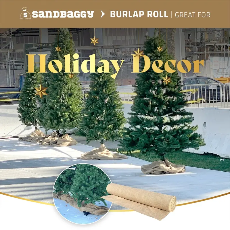 Burlap Fabric Roll - 40" Or 72" Wide - Weddings, Plant Covers, Gardening, Landscaping - Food Grade 8