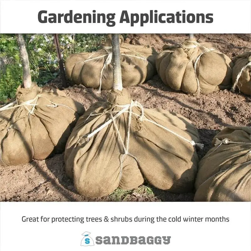 Burlap Squares - 80" X 80" - Landscaping, Gardens, Decor 6