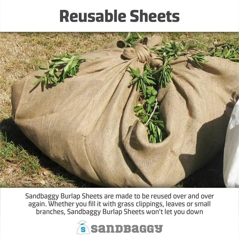 Burlap Squares - 80" X 80" - Landscaping, Gardens, Decor 7