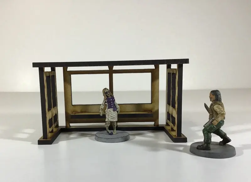 Bus Stop Shelter - 28Mm Terrain 1