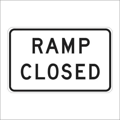 C2 (Ca) Alternate Ramp Closed Sign 1