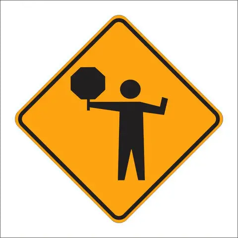 C9a (Ca) Flagger Symbol Sign 1