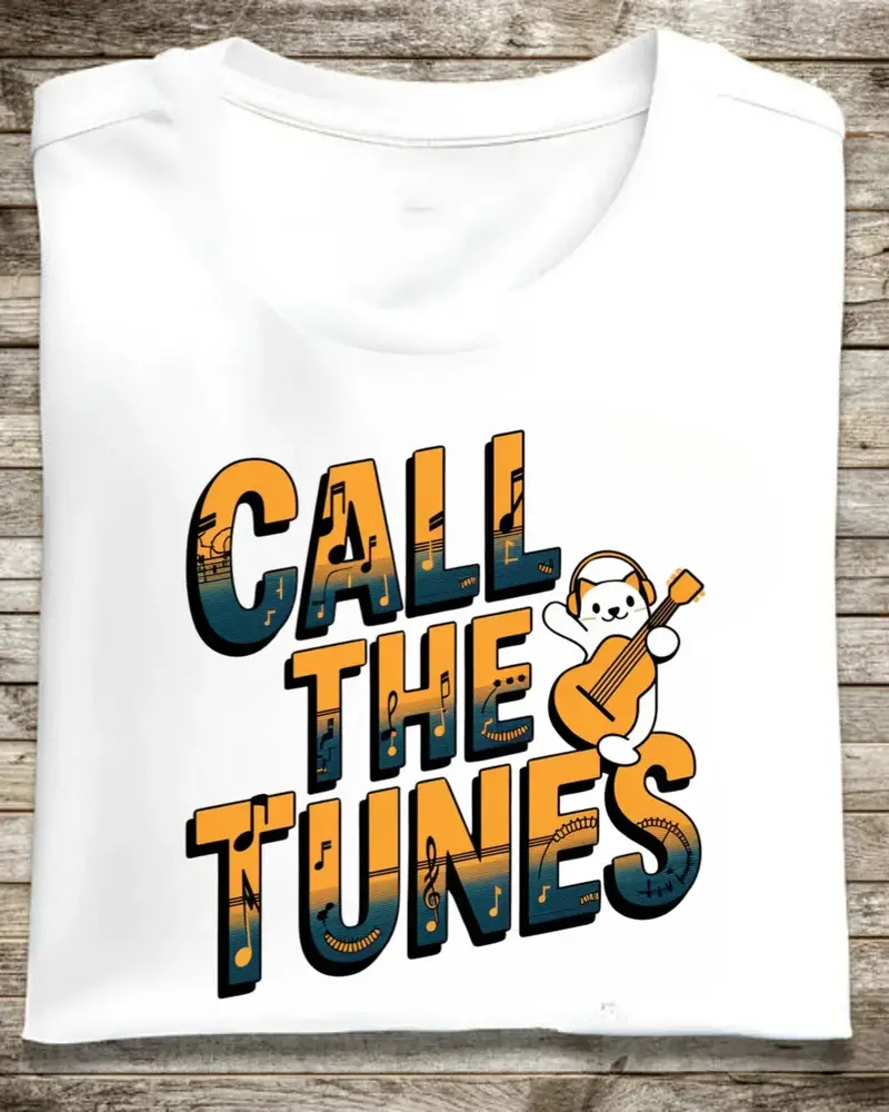 Call The Tunes Music Idiom Unisex Softstyle T-Shirts 1