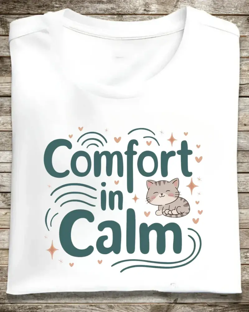 Calm In Comfort Cotton T-Shirt 1