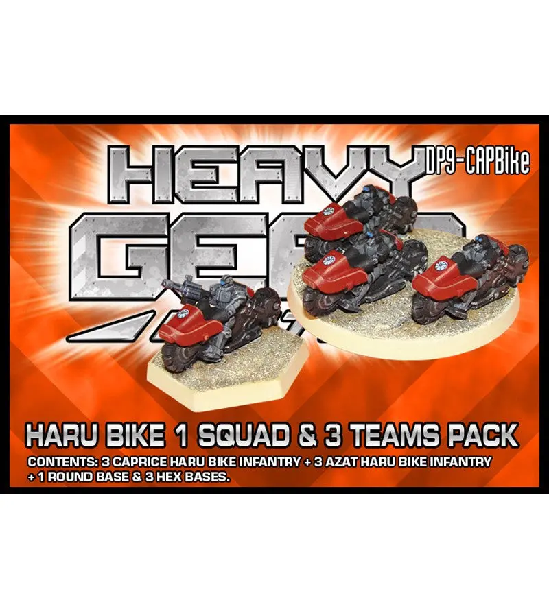 Caprice Haru Bike Infantry 1 Squad & 3 Teams Pack 1