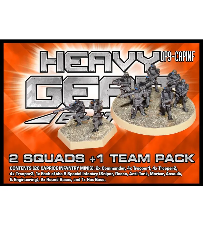 Caprice Infantry 2 Squads + 1 Team Pack 1