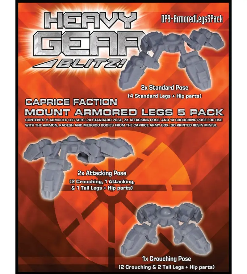 Caprice Mount Armored Legs 5 Pack 1