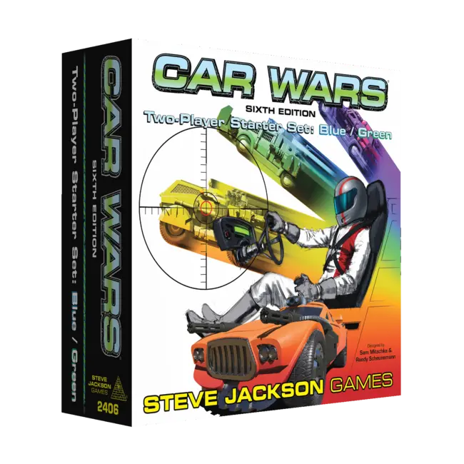 Car Wars Two-Player Starter Set Blue/Green 1