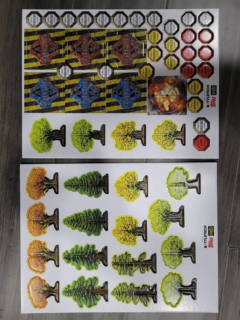 Cardstock Trees/Objective Punch Outs (Alpha Strike Box Set) 1