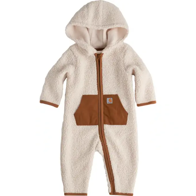 Carhartt Boys' Long Sleeve Zip-Front Sherpa Coverall 1