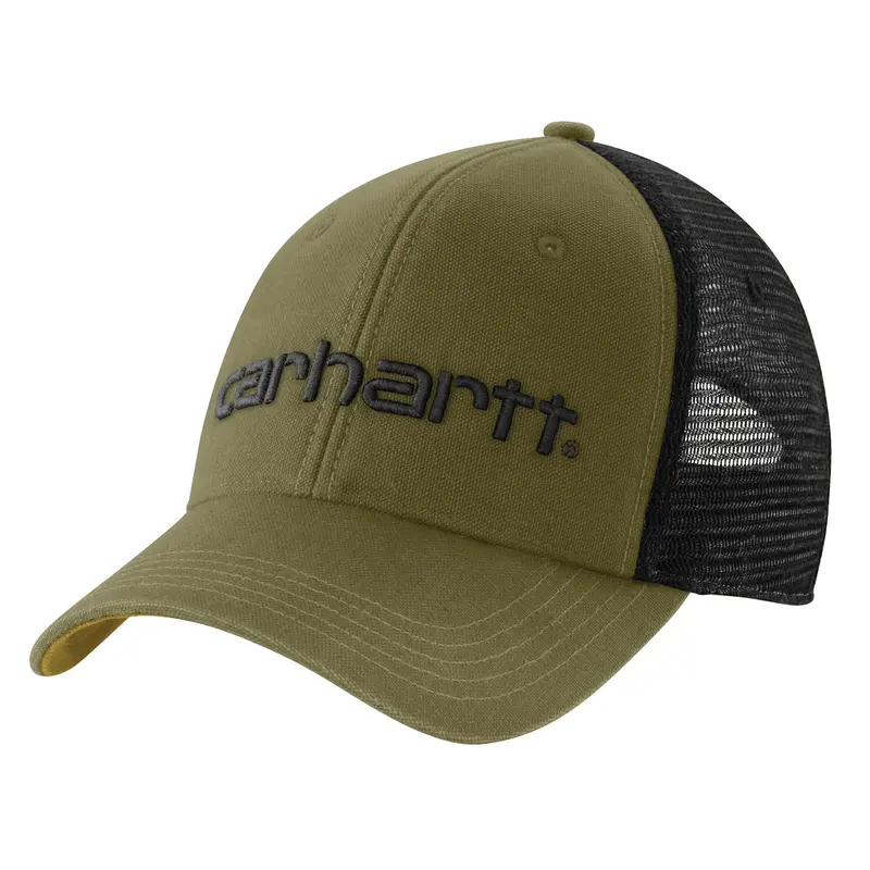 Carhartt Canvas Mesh-Back Embroidered Baseball Cap