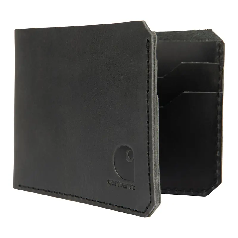 Carhartt Craftsman Leather Logo Bifold Wallet 1
