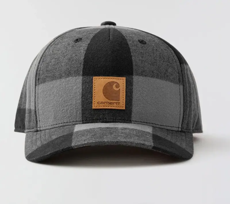 Carhartt Flannel Snapback Structured Logo Cap 1