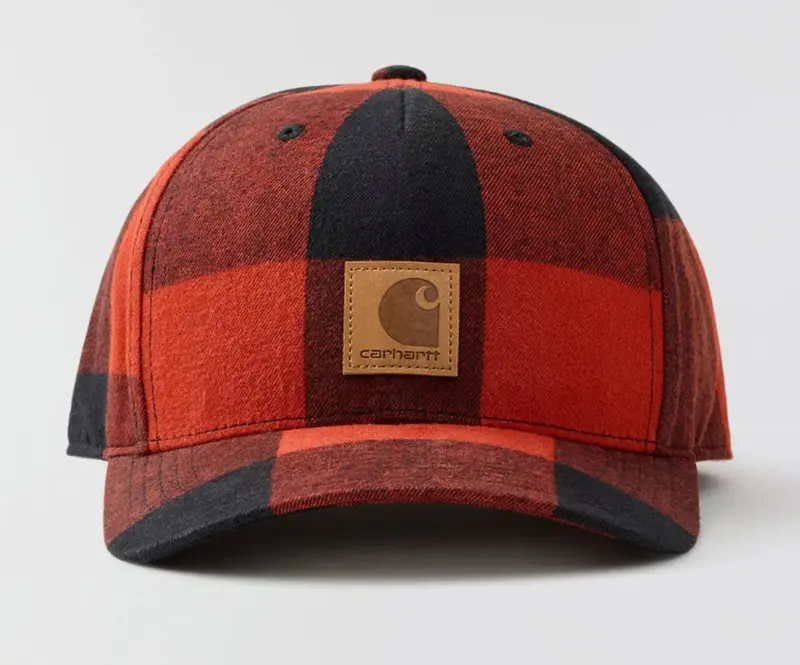 Carhartt Flannel Snapback Structured Logo Cap 2