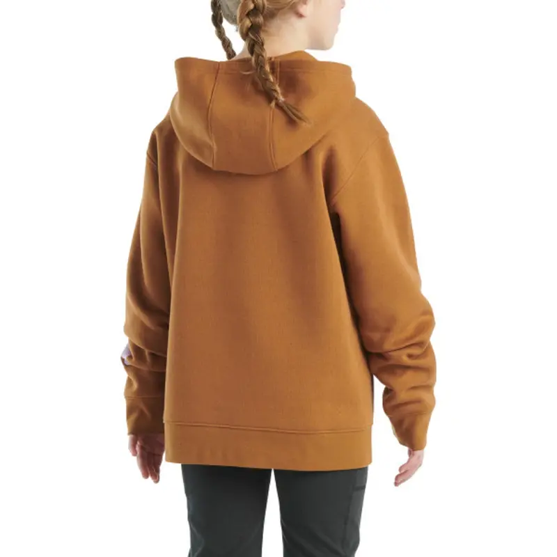 Carhartt Girls' Logo Graphic Hooded Sweatshirt 3