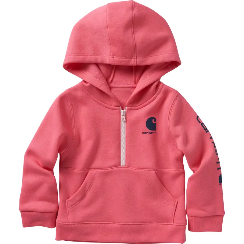 Carhartt Infant/Toddler Half Zip Hooded Sweatshirt 1