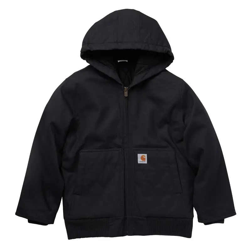 Carhartt Kids' Flannel Quilt Hooded Active Jacket 2
