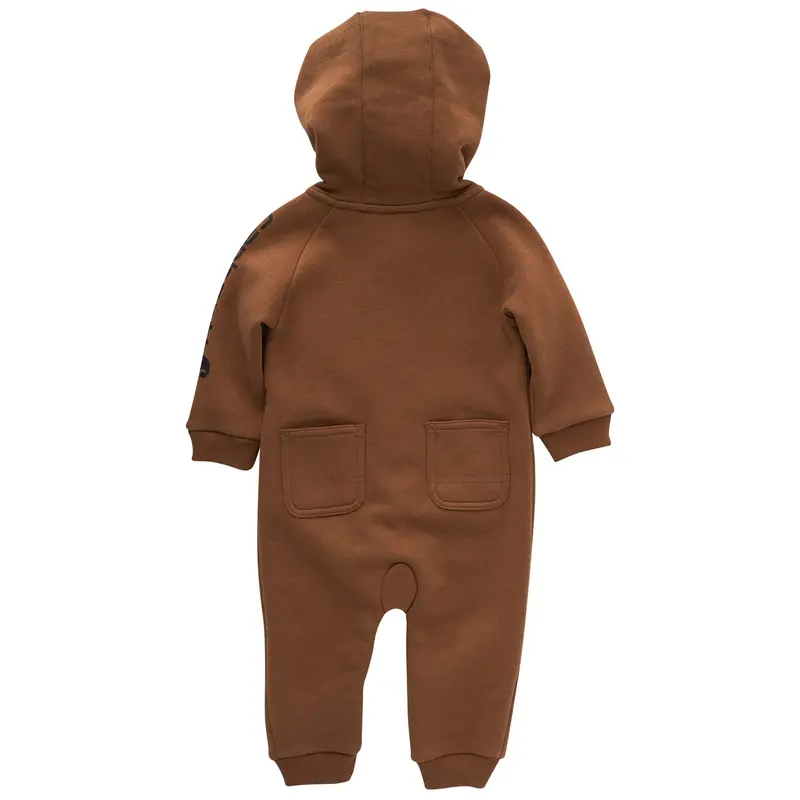Carhartt Kids' Fleece Zip-Front Logo Long Sleeve Coverall 2