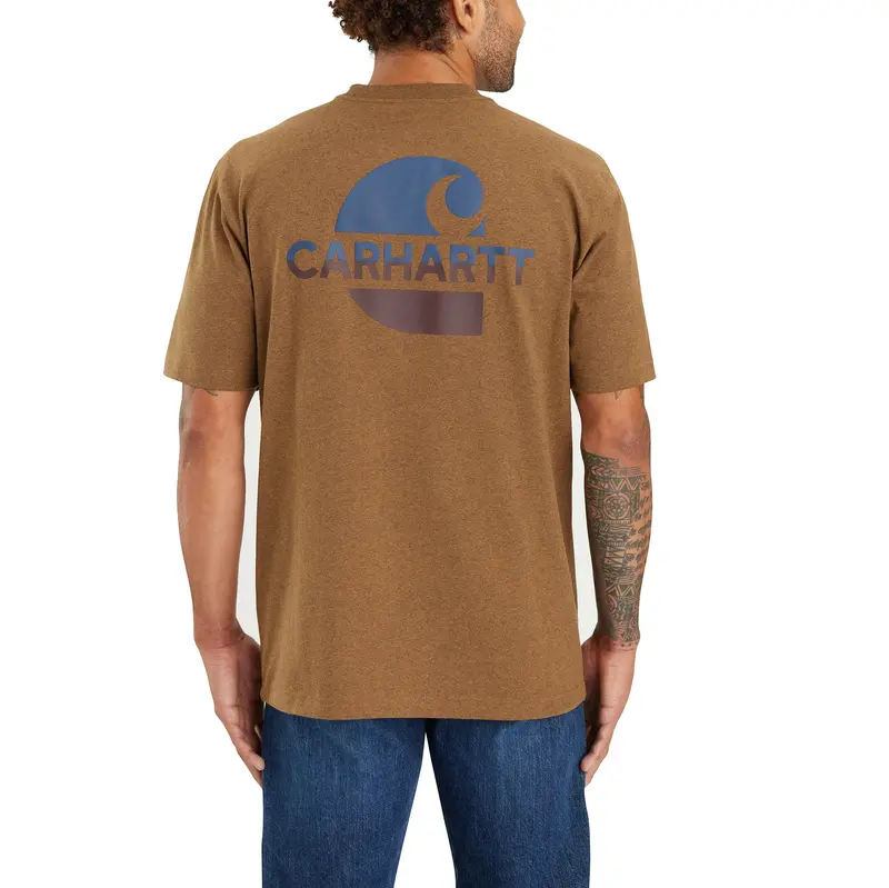 Carhartt Loose-Fit Short-Sleeve Pocket “C” Graphic Tee for Men