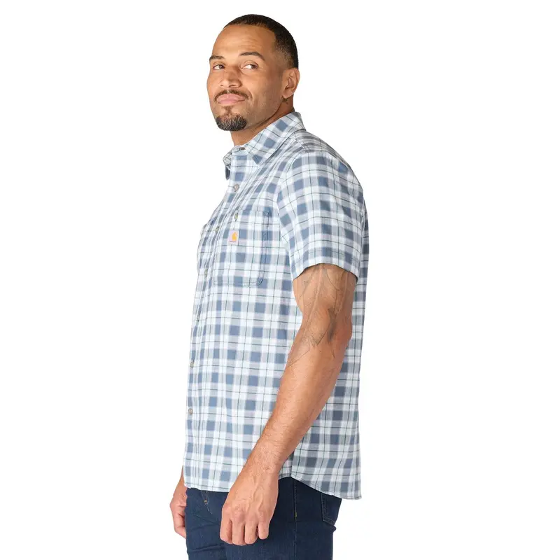 Carhartt Men's Bozeman Relaxed Short Sleeve Plaid Shirt 3