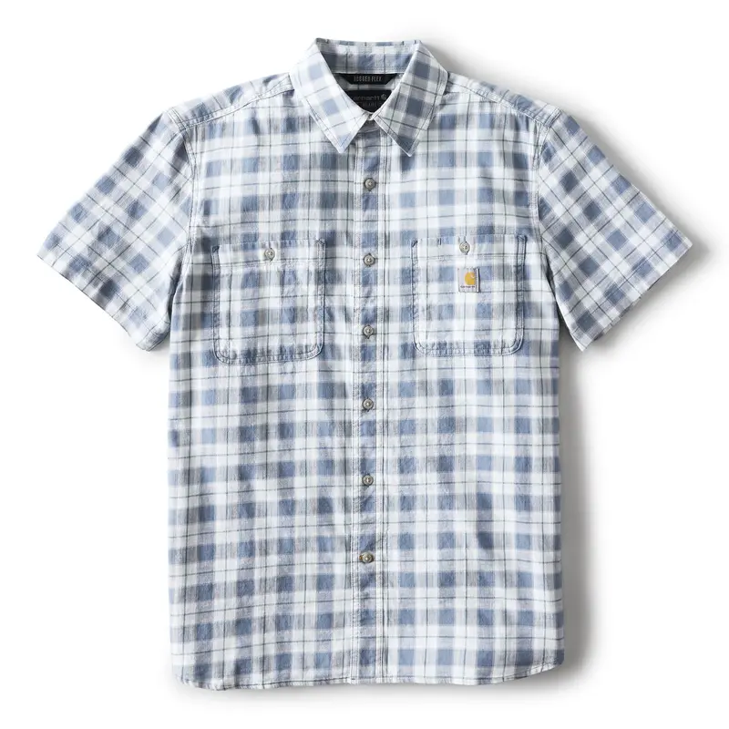 Carhartt Men's Bozeman Relaxed Short Sleeve Plaid Shirt 8