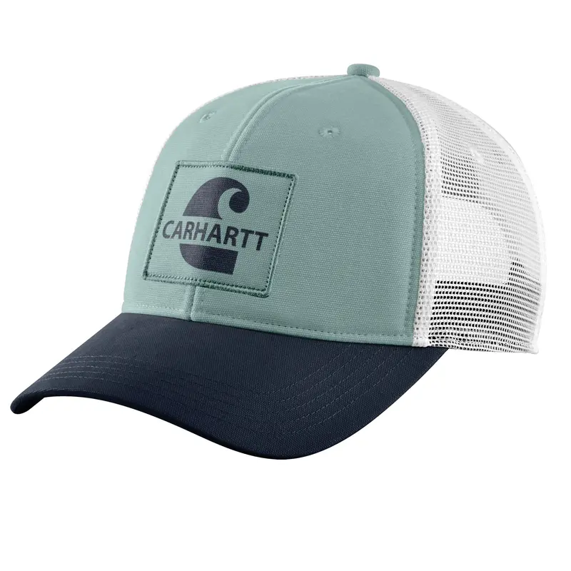 Carhartt Men's Canvas Mesh-Back Logo Graphic Cap 1