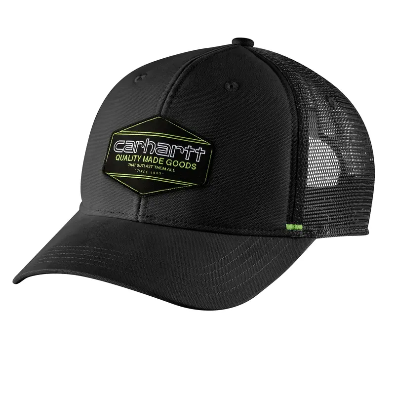 Carhartt Men's Canvas Mesh-Back "Quality Made Goods" Patch Cap 1
