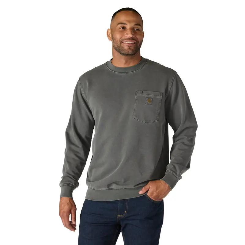 Carhartt Men's Durham Garment Dyed Crewneck Sweatshirt 1