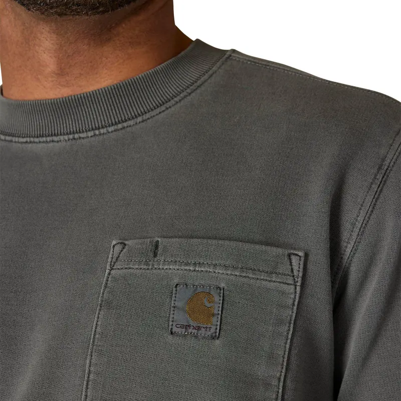 Carhartt Men's Durham Garment Dyed Crewneck Sweatshirt 5