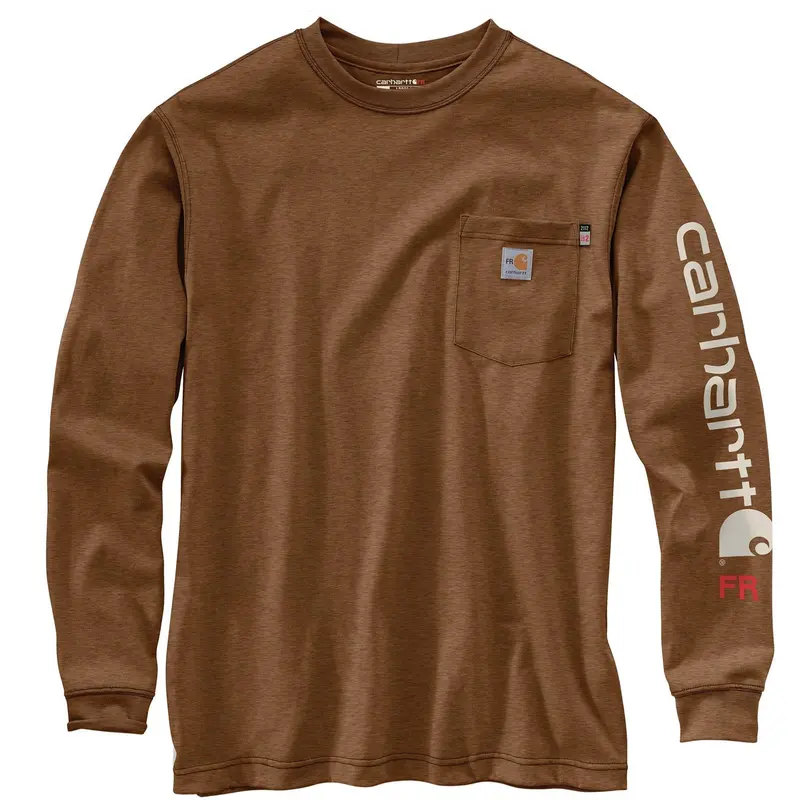 Carhartt Men's Flame Resistant Force® Graphic Long Sleeve T-Shirt 3