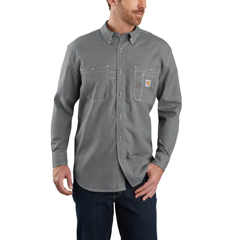 Carhartt Men's Flame Resistant Force® Lightweight Work Shirt 2