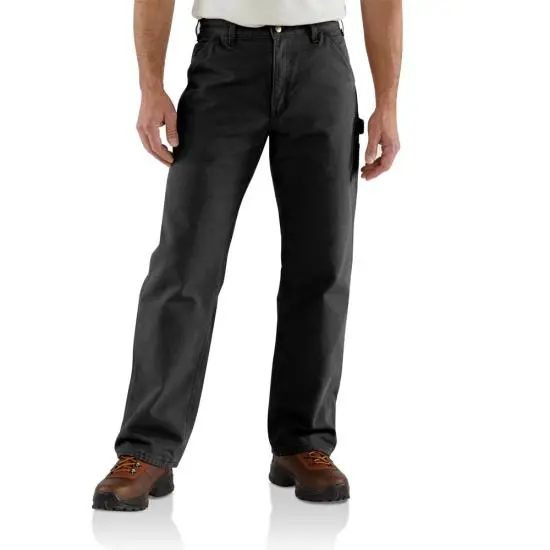 Carhartt Men's Flannel Lined Washed Duck Loose Fit Pant 1