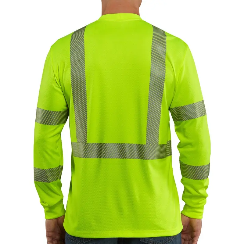Carhartt Men's Force Class 3 Hi-Vis Long Sleeve T-Shirt 2