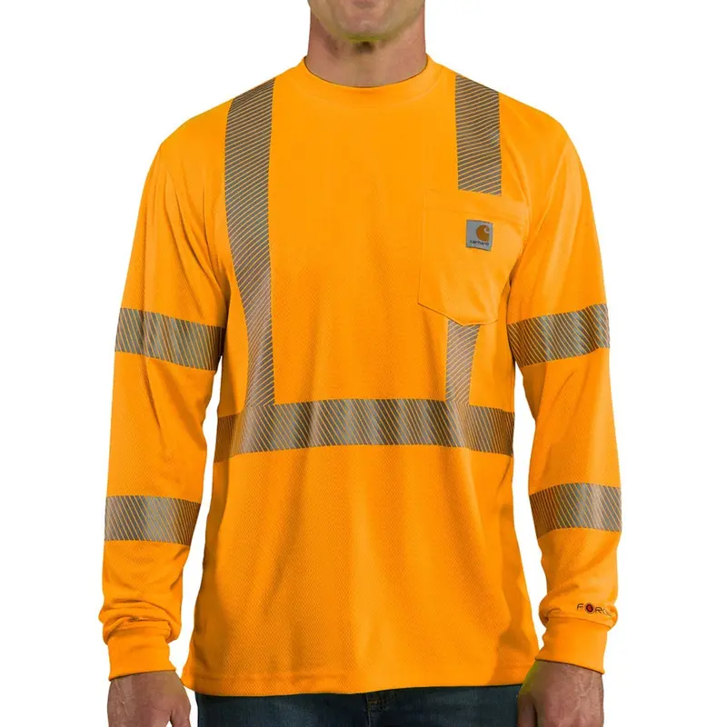 Carhartt Men's Force Class 3 Hi-Vis Long Sleeve T-Shirt 3