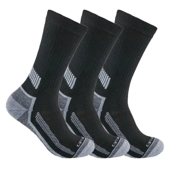 Carhartt Men's Force® Midweight Crew Sock 3-Pack 1