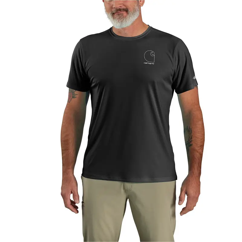 Carhartt Men's Force Sun Defender™ Relaxed Logo T-Shirt 1