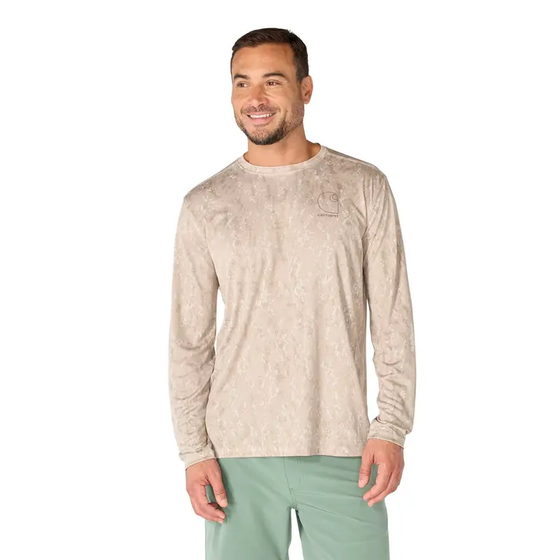 Carhartt Men's Force Sun Defender™ Relaxed Print Long Sleeve T-Shirt 1