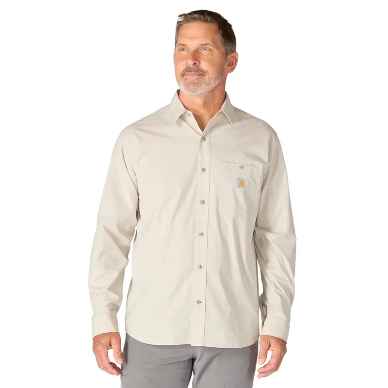 Carhartt Men's Force Sun Defender™ Woven Relaxed Long Sleeve Shirt 1