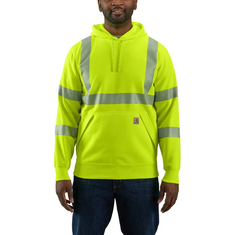 Carhartt Men's Hi-Vis Rain Defender Class 3 Sweatshirt 1