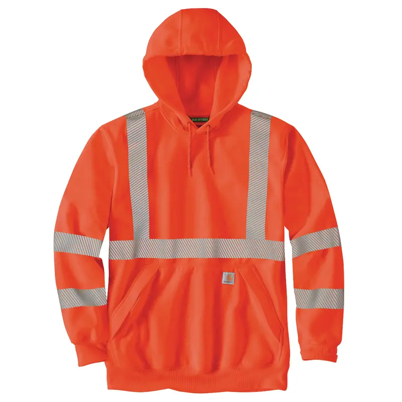 Carhartt Men's Hi-Vis Rain Defender Class 3 Sweatshirt 5