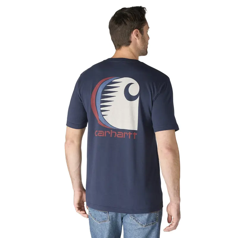 Carhartt Men's Irvine Relaxed C Logo T-Shirt 1