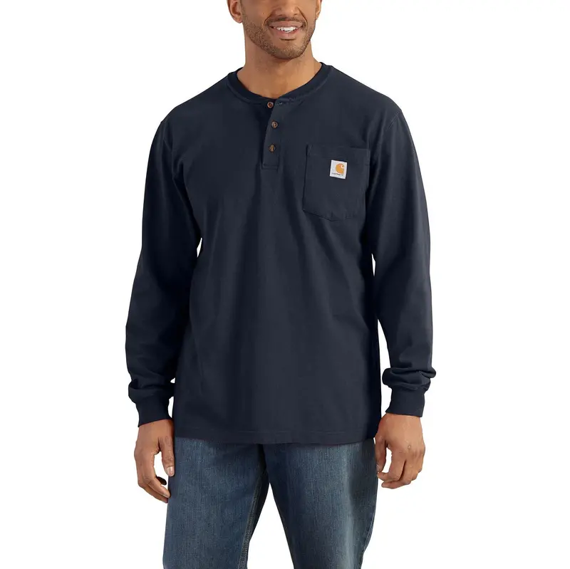 Carhartt Men's Long Sleeve Pocket Henley 1