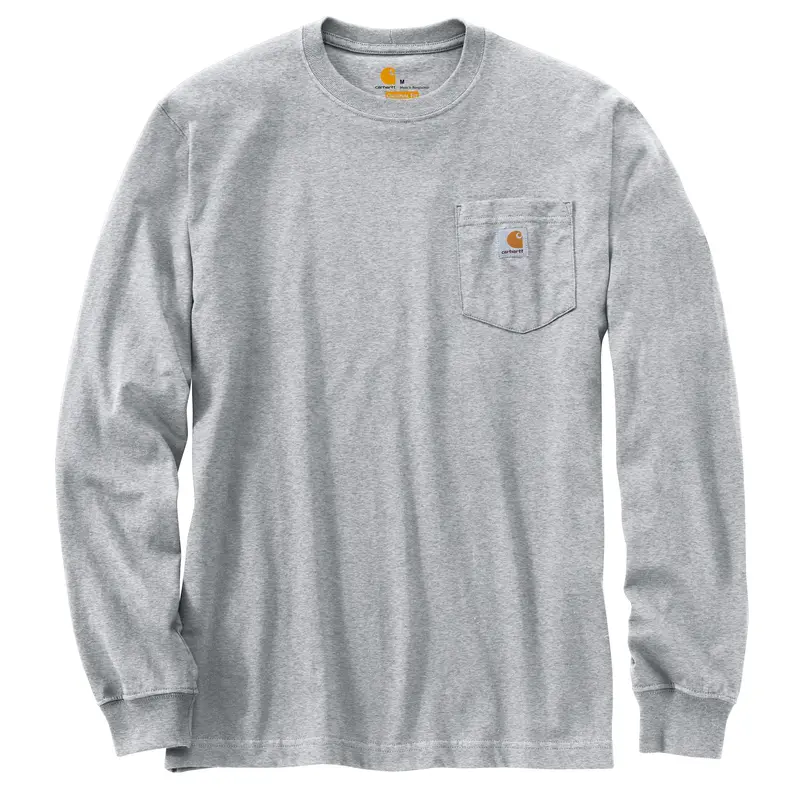 Carhartt Men’s Long-Sleeve Pocket T-Shirt – Cotton Comfort Fit