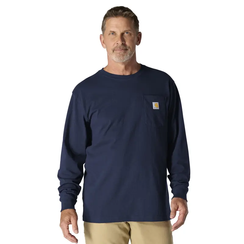 Carhartt Men’s Long-Sleeve Pocket T-Shirt – Cotton Comfort Fit