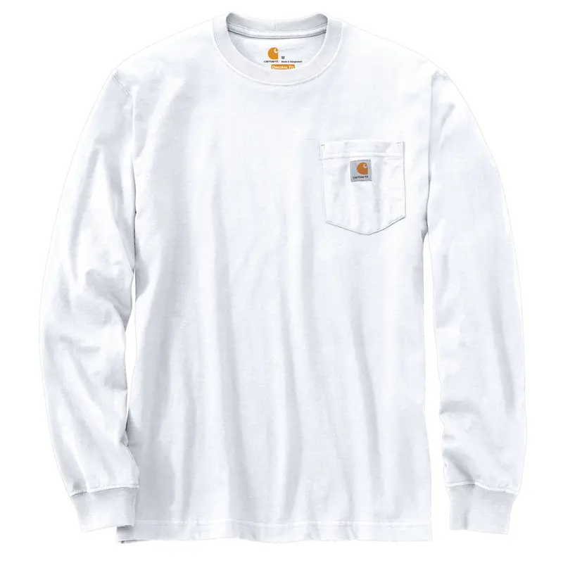 Carhartt Men’s Long-Sleeve Pocket T-Shirt – Cotton Comfort Fit